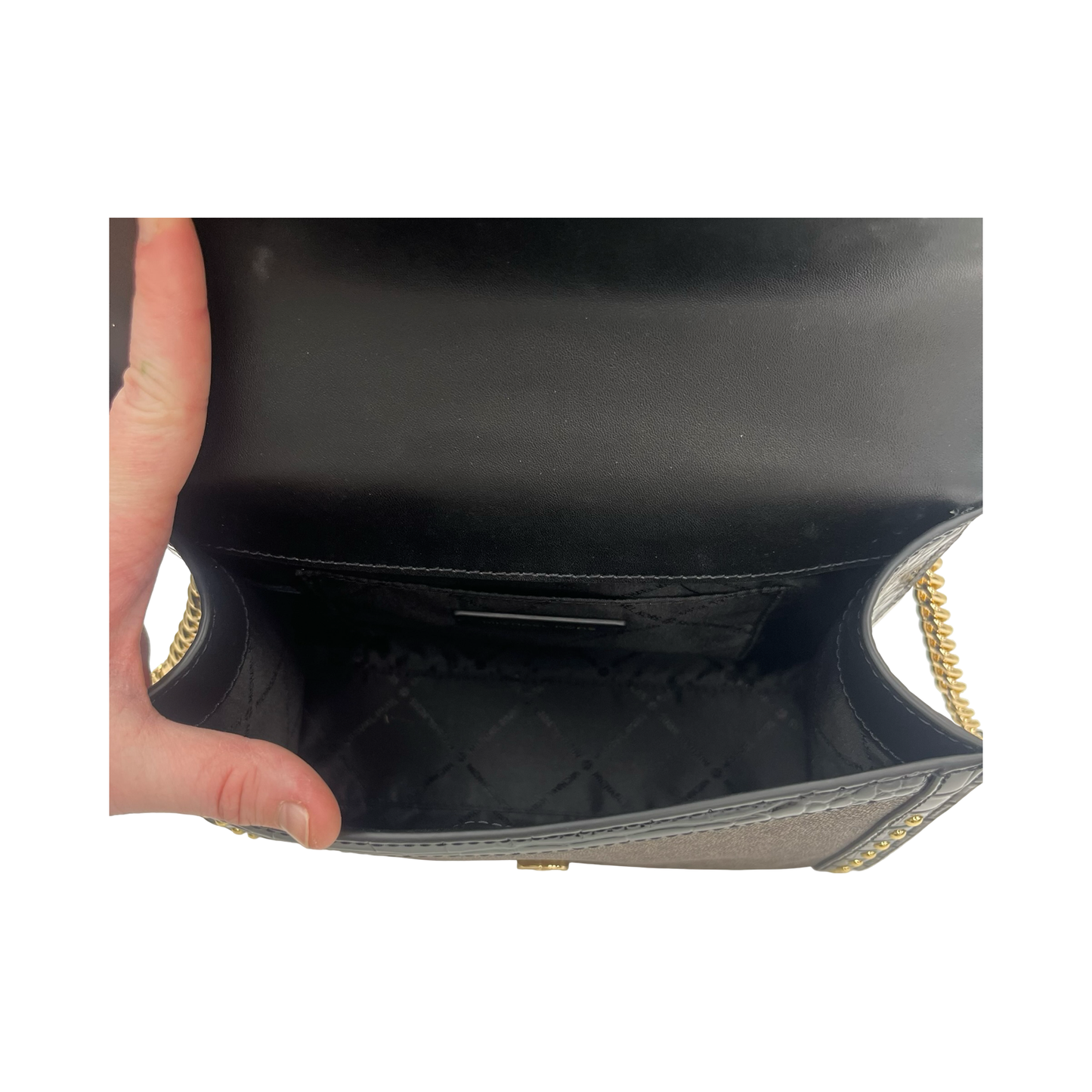 Crossbody Designer By Michael Kors In Animal Print, Size:Medium