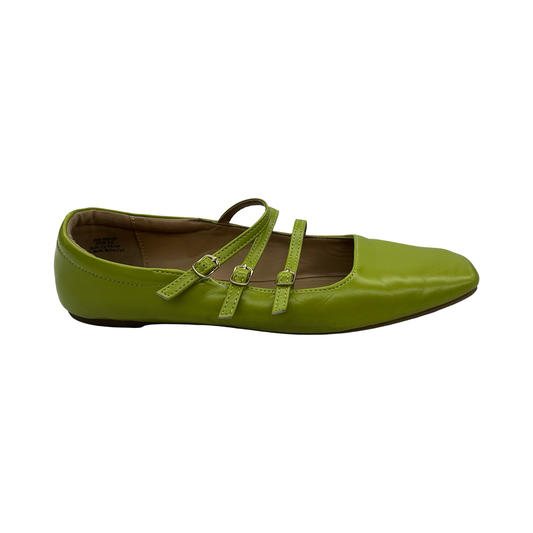 Shoes Flats By Journee In Green, Size:9.5