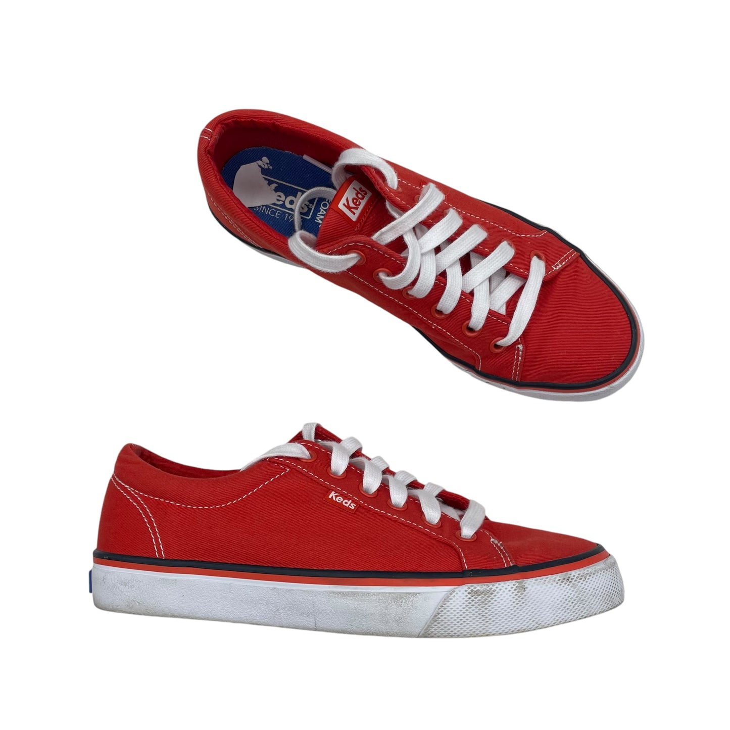 Shoes Sneakers By Keds In Orange, Size:7.5