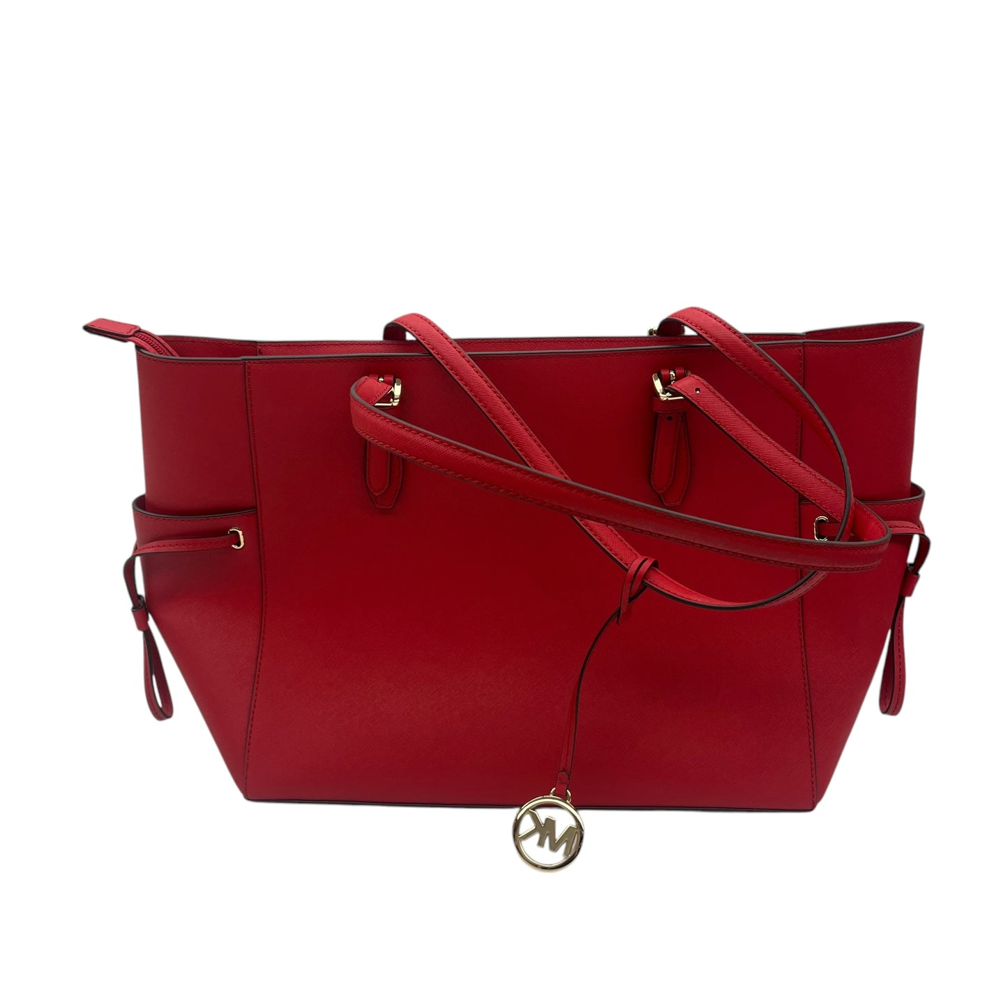 Tote Designer By Michael Kors In Red, Size:Large