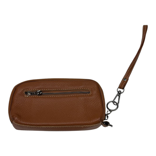 Wristlet By Clothes Mentor In Brown, Size:Small