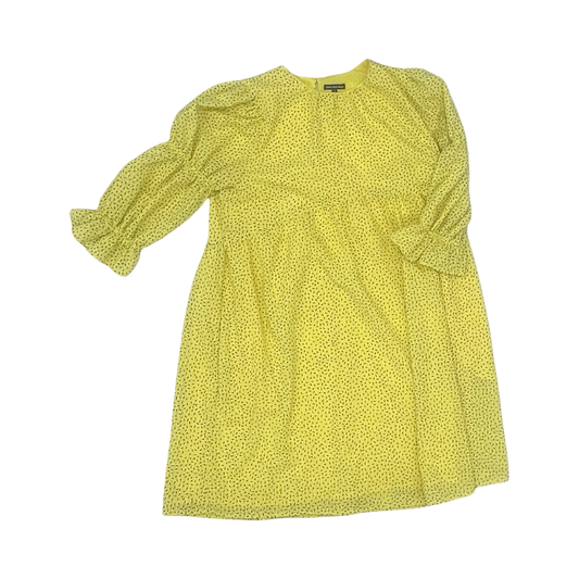 Dress Casual Short By Who What Wear In Black & Yellow, Size:S