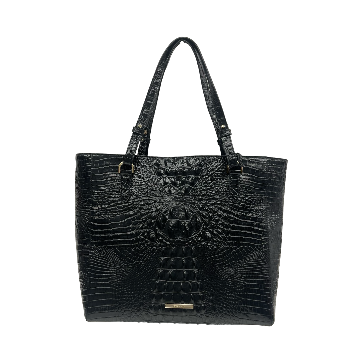Handbag Designer By Brahmin In Black, Size:Large