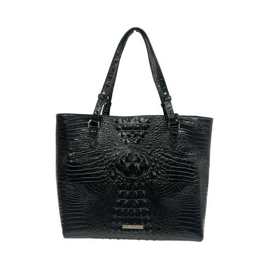 Handbag Designer By Brahmin In Black, Size:Large