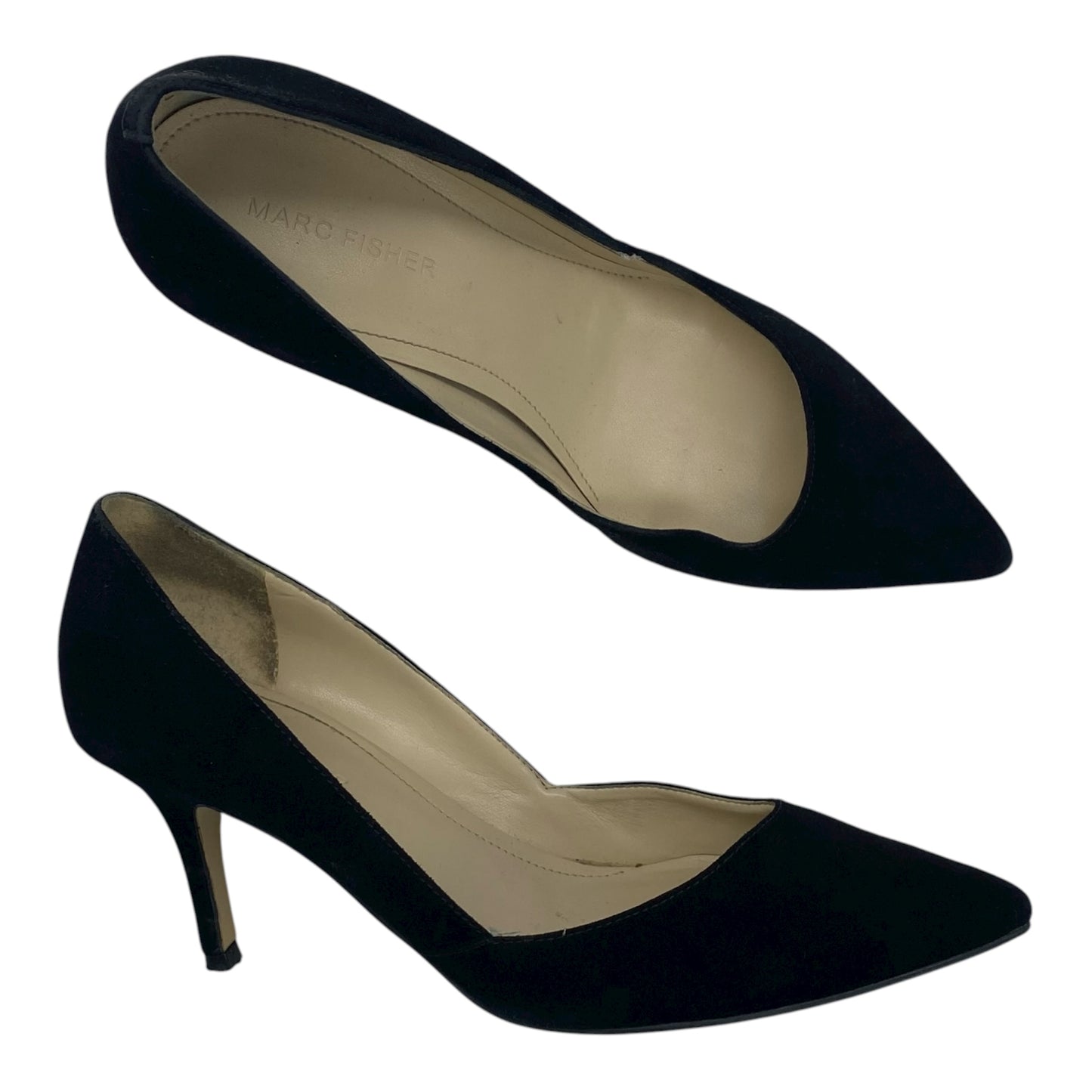 Shoes Heels Stiletto By Marc Fisher In Black, Size:8