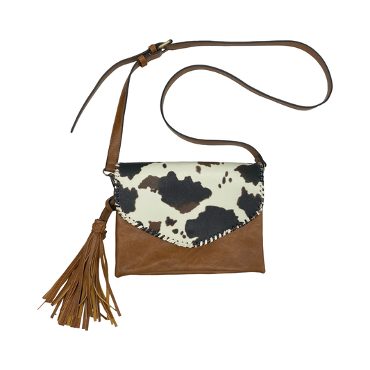 Crossbody By Jen & Co In Brown, Size:Medium