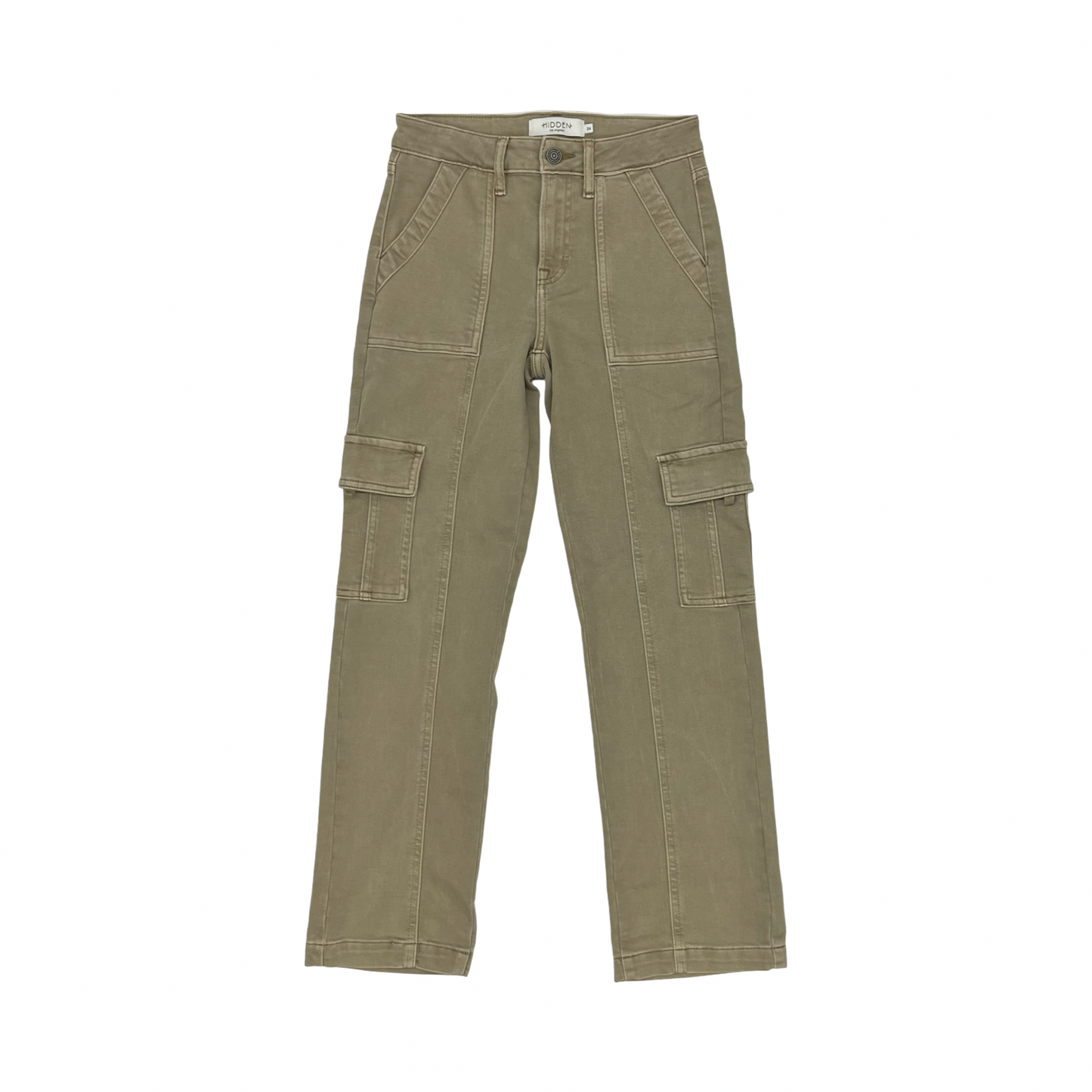 Jeans Straight By Hidden In Tan Denim, Size:0