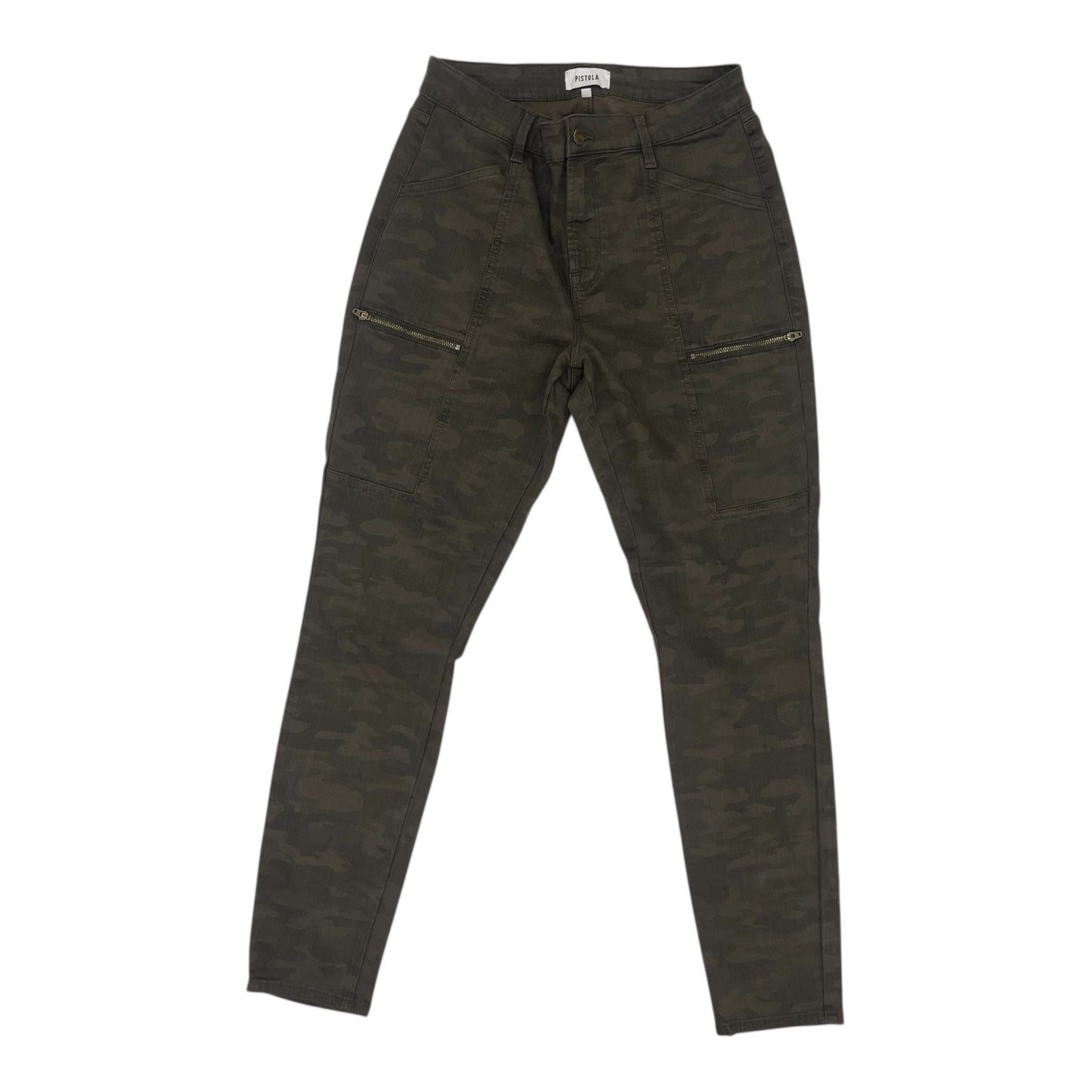 Jeans Skinny By Pistola In Green, Size:8