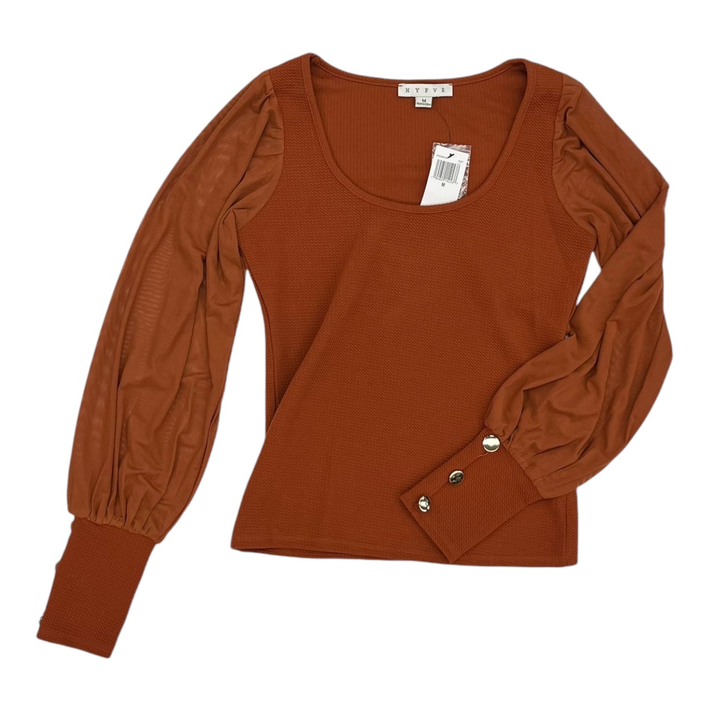 Top Ls By Hyfve In Brown, Size:M