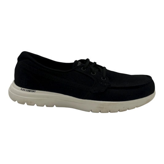 Shoes Flats By Skechers In Black, Size:6