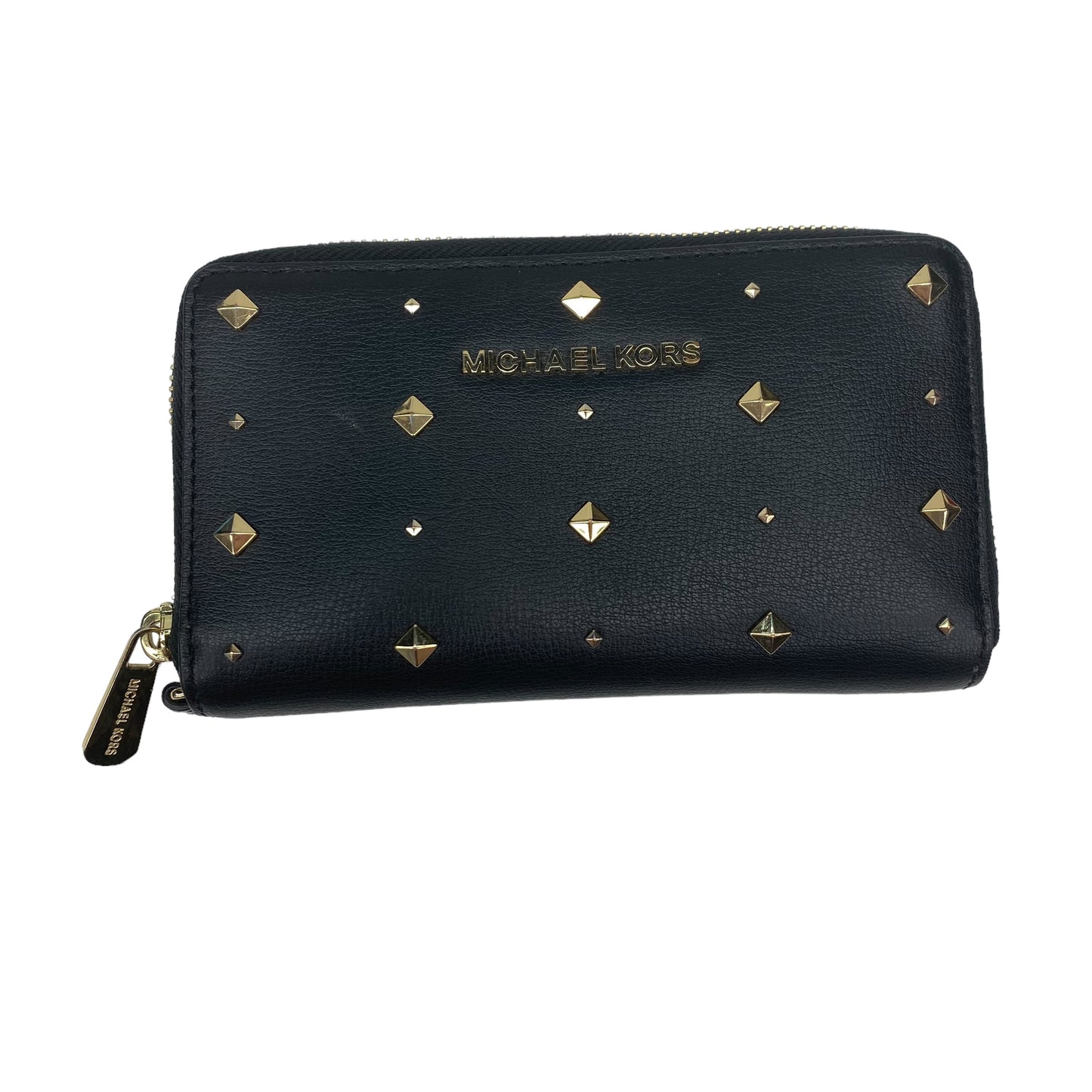 BLACK WALLET DESIGNER by MICHAEL KORS Size:MEDIUM