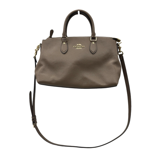 Handbag Designer By Coach In Brown, Size:Medium
