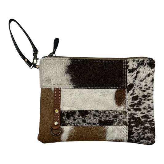 Crossbody Leather By Myra In Animal Print, Size:Medium
