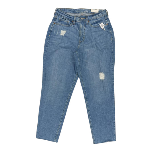 Jeans Straight By Old Navy In Blue Denim, Size:8