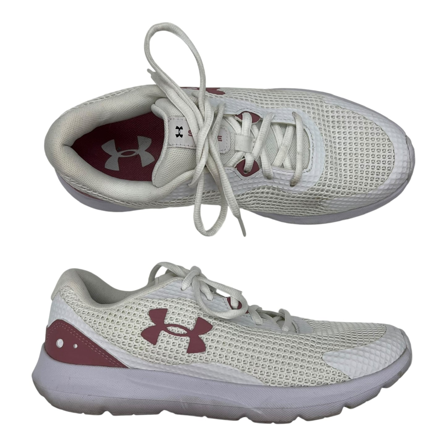 Shoes Athletic By Under Armour In White, Size:9