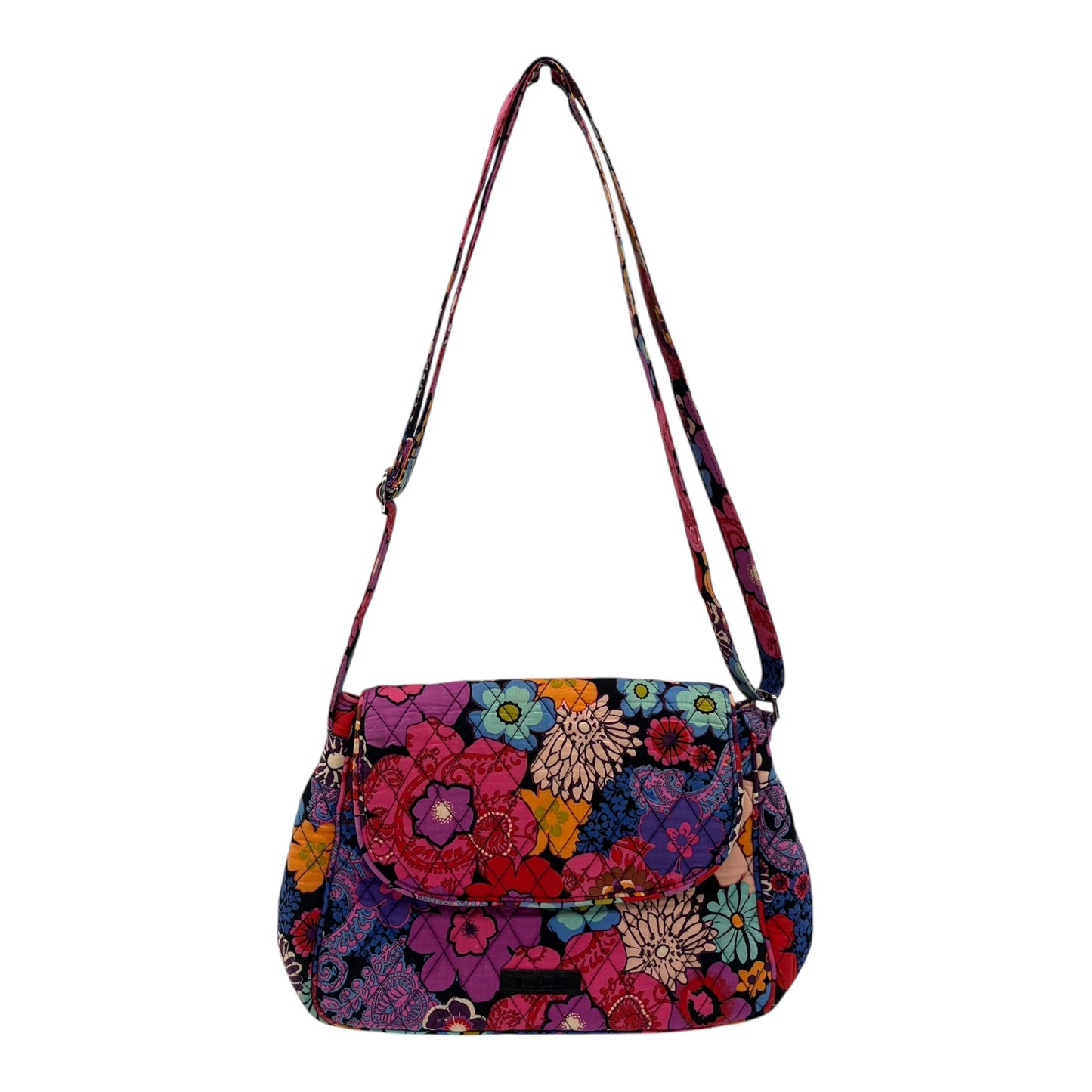 Crossbody By Vera Bradley In Floral Print, Size:Medium