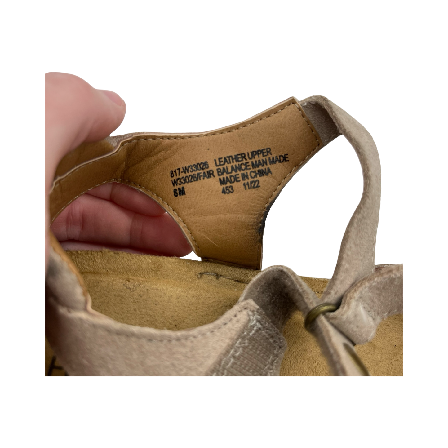 Sandals Flats By White Mountain In Tan, Size:8