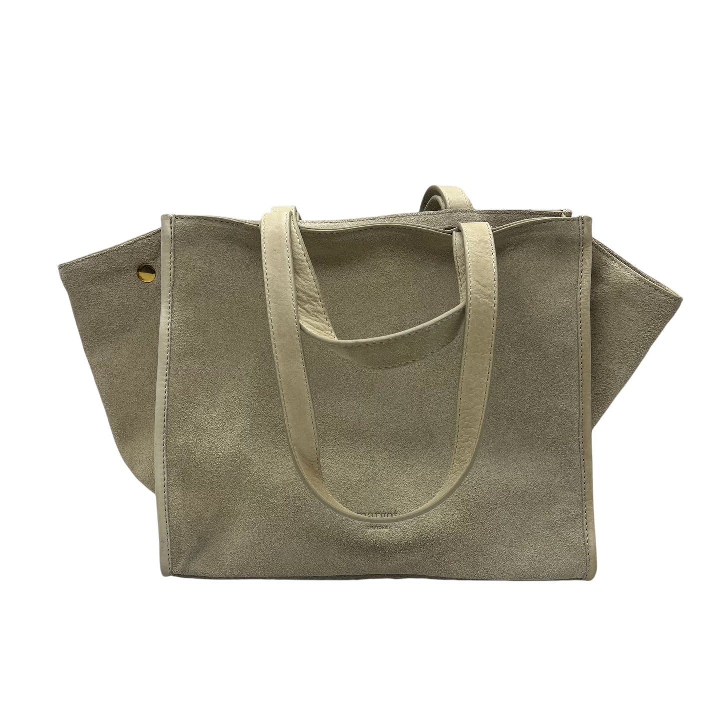 Handbag By Margot In Cream, Size:Medium