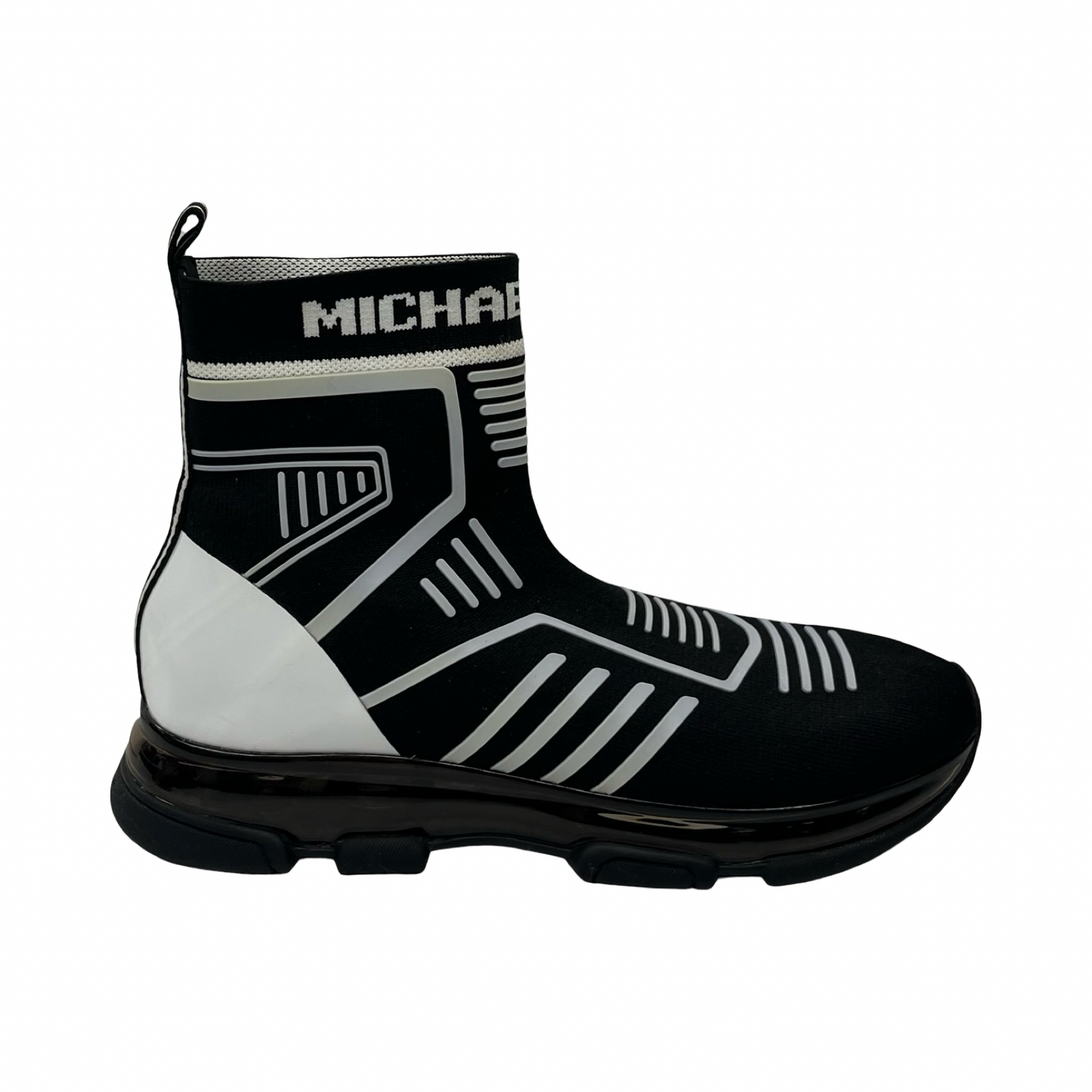 Shoes Designer By Michael Kors In Black & White, Size:8