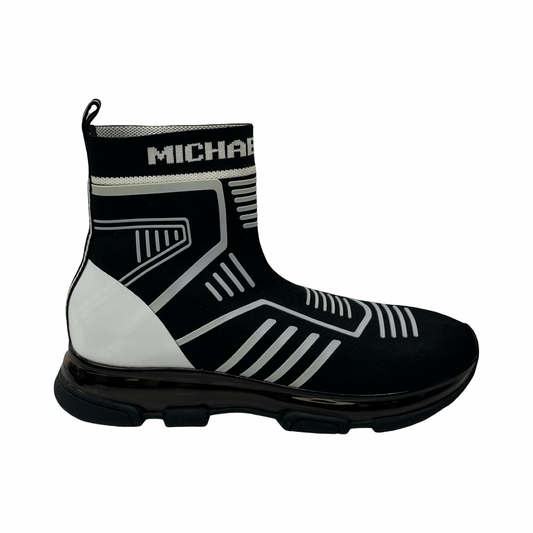 Shoes Designer By Michael Kors In Black & White, Size:8