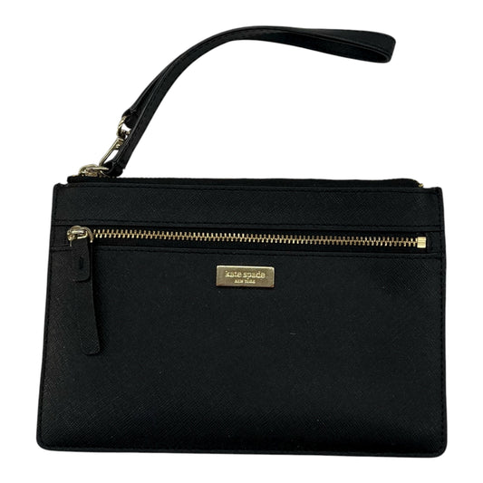Wristlet Designer By Kate Spade In Black, Size:Medium