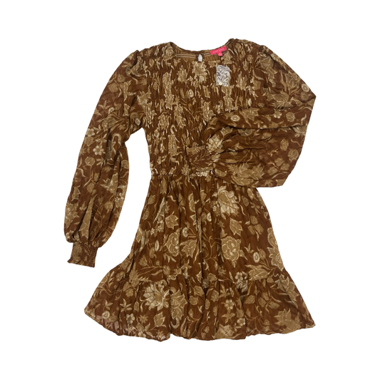 Dress Casual Short By Flying Tomato In Brown, Size:M