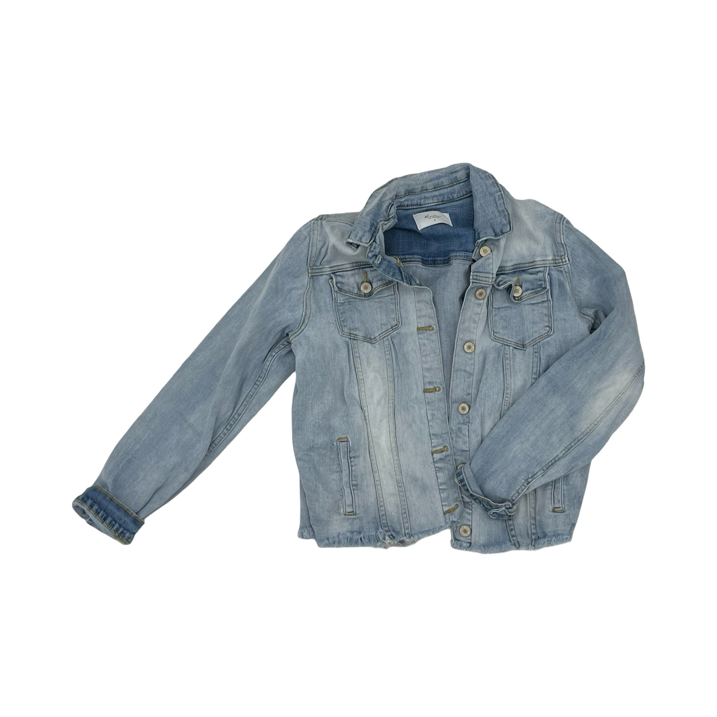 Jacket Denim By Kancan In Blue Denim, Size:M