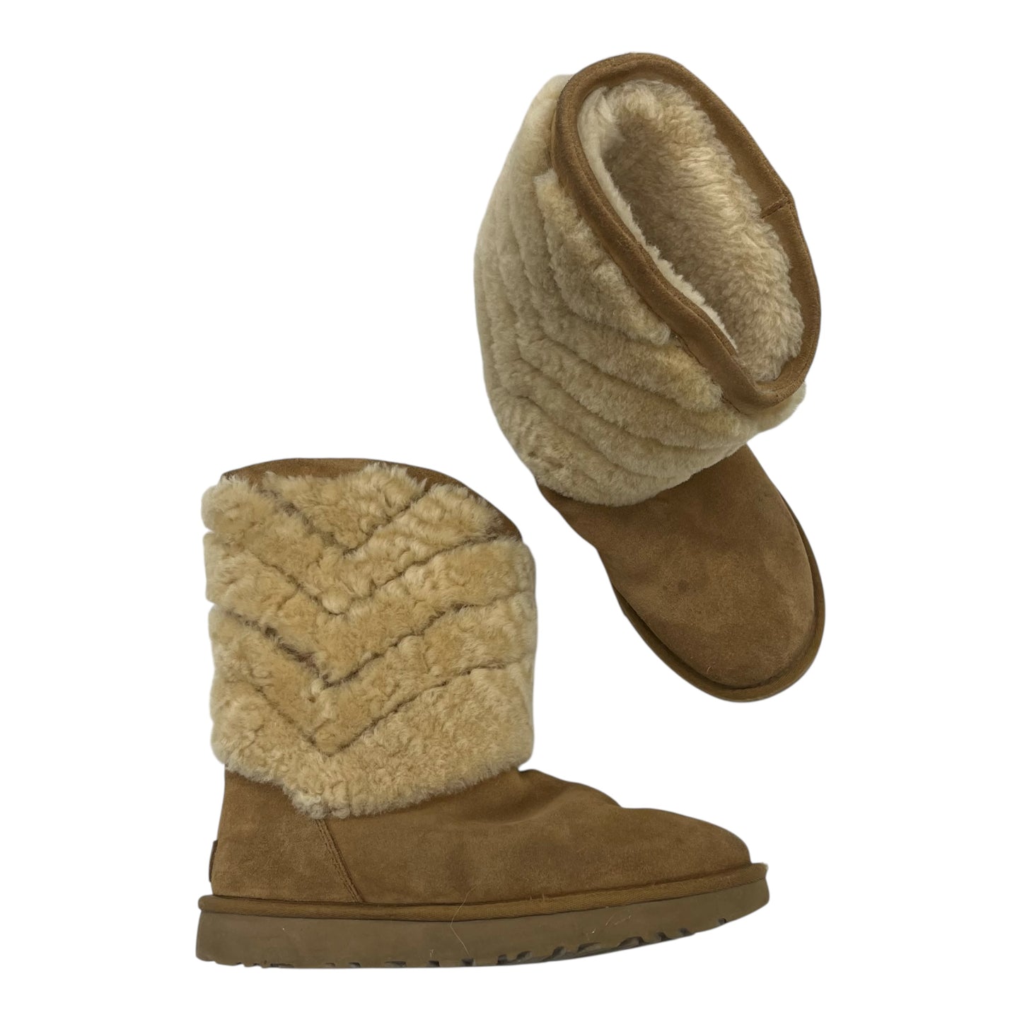Boots Designer By Ugg In Tan, Size:8