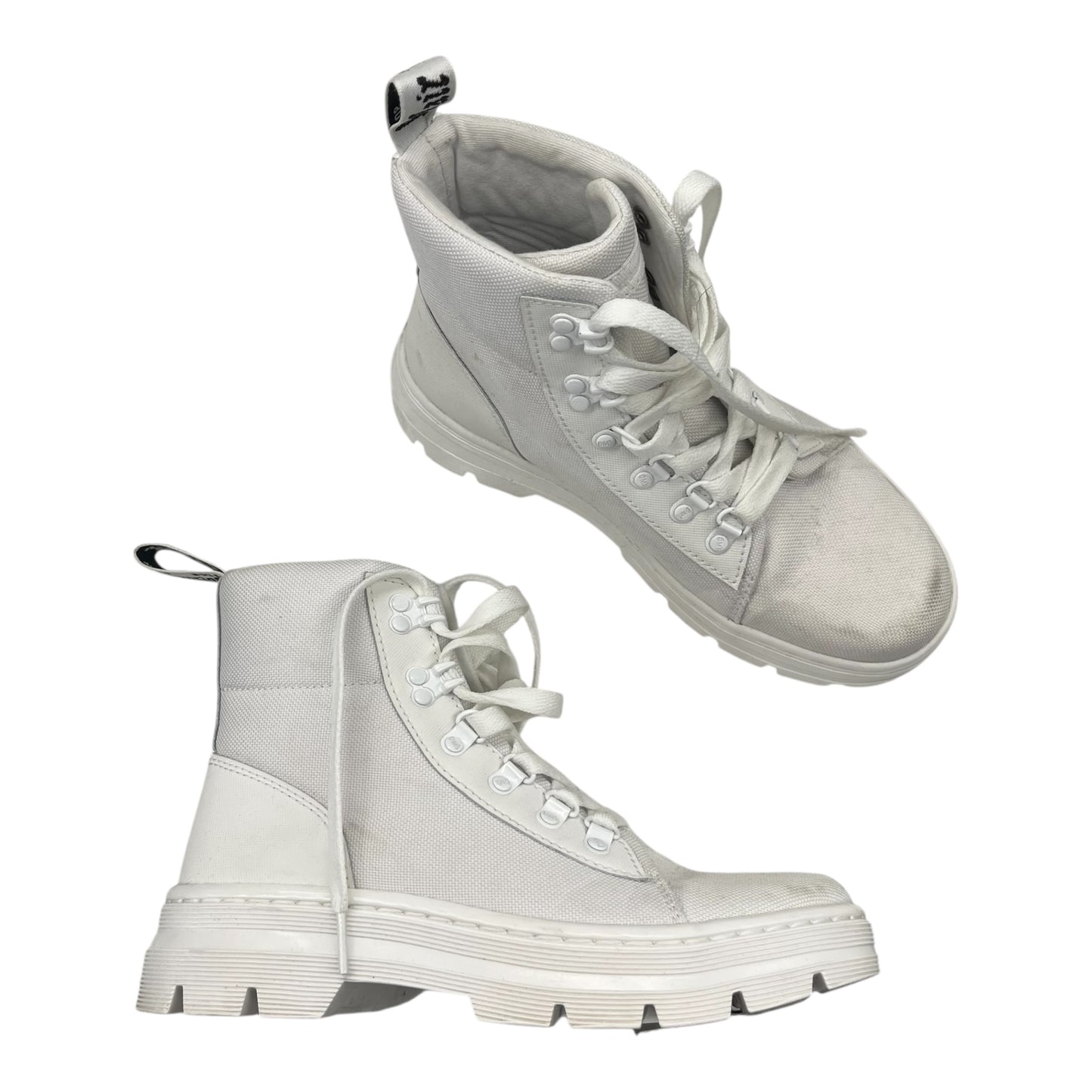 Boots Ankle Flats By Dr Martens In White, Size:7