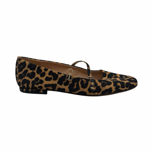 Shoes Flats By Franco Sarto In Animal Print, Size:9