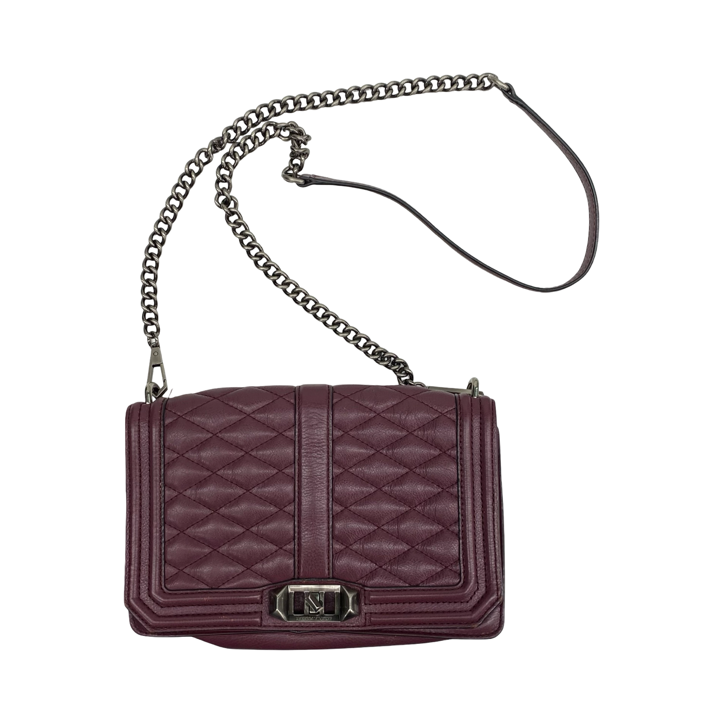 Crossbody Designer By Rebecca Minkoff In Purple, Size:Medium