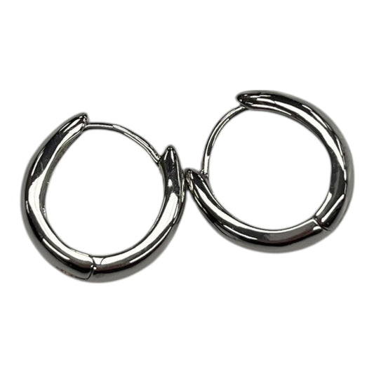Earrings Hoop By Clothes Mentor In Silver