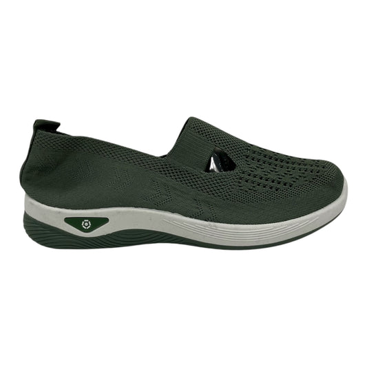 Shoes Flats By Cmf In Green, Size:9.5