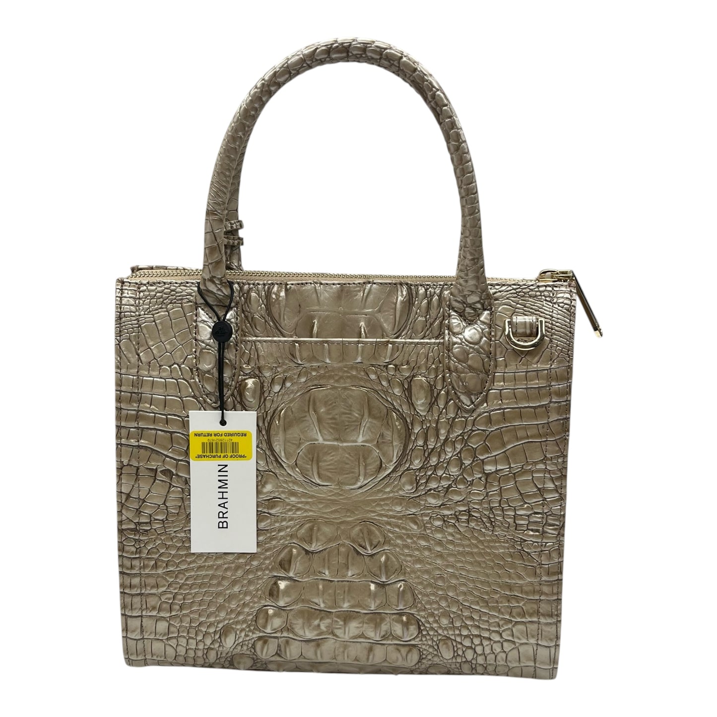 Handbag Designer By Brahmin In Tan, Size:Medium