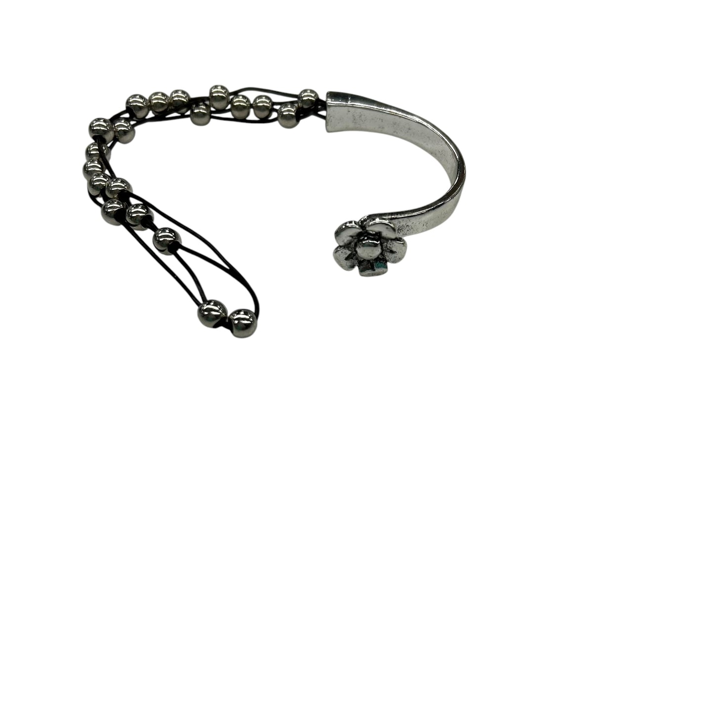 Bracelet Other By Clothes Mentor In Brown & Silver