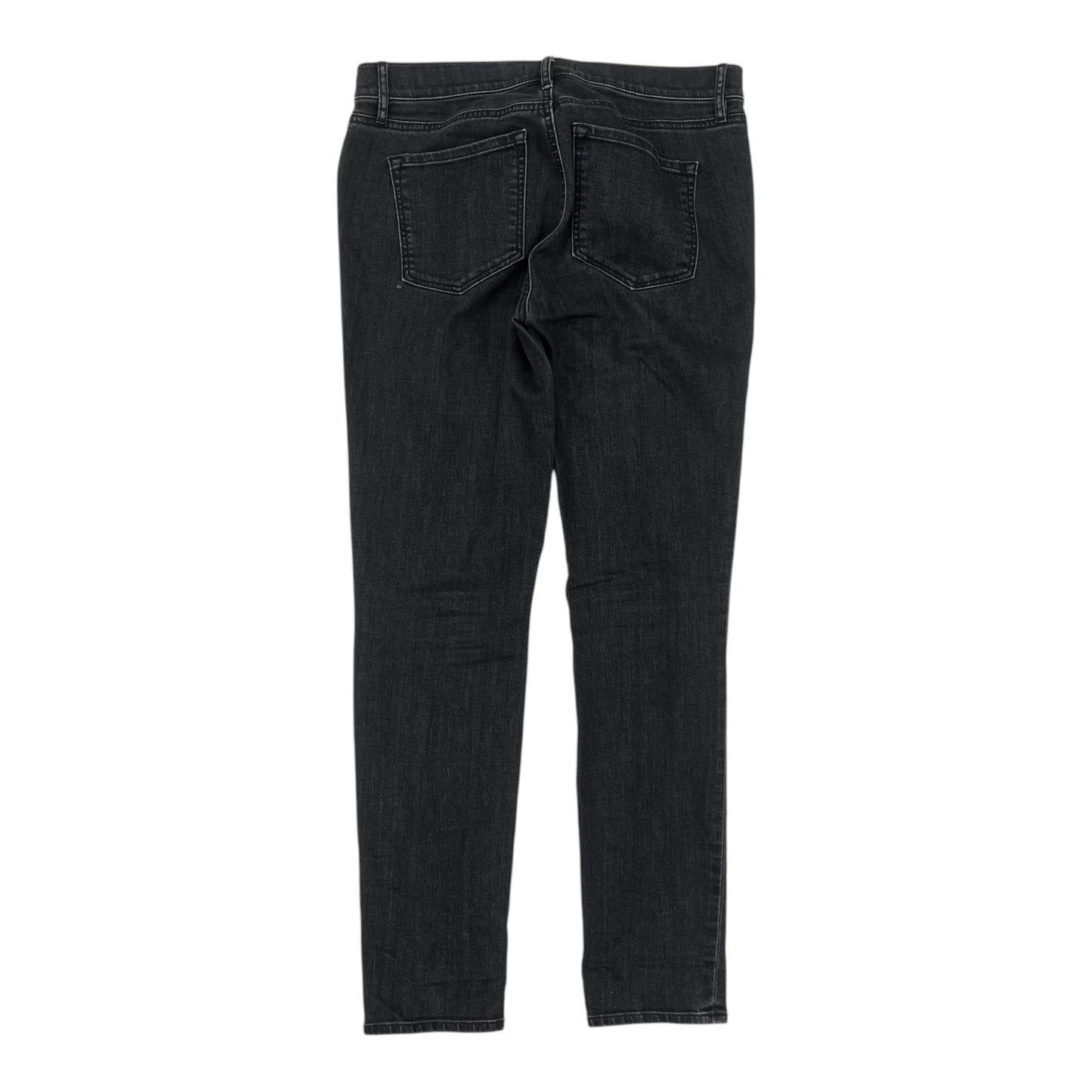 Jeans Skinny By Loft In Black Denim, Size:6