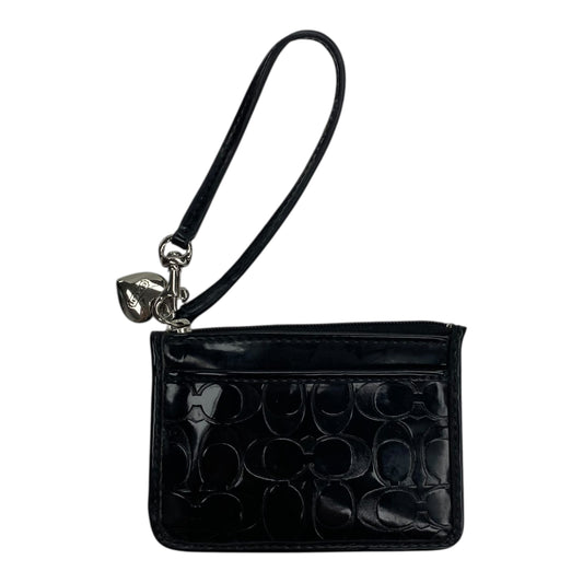 Wristlet Designer By Coach In Black, Size:Small