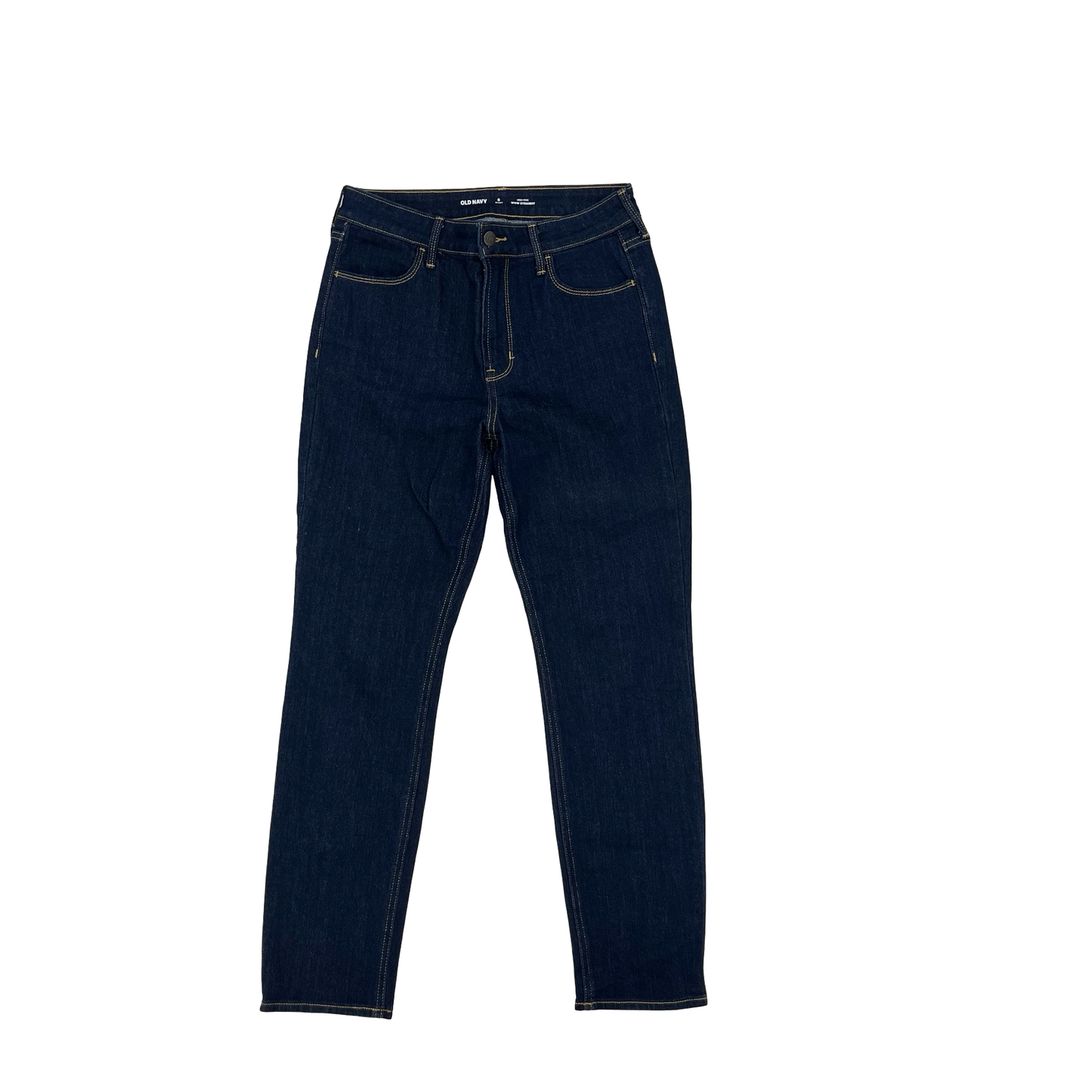 Jeans Straight By Old Navy In Blue Denim, Size:6