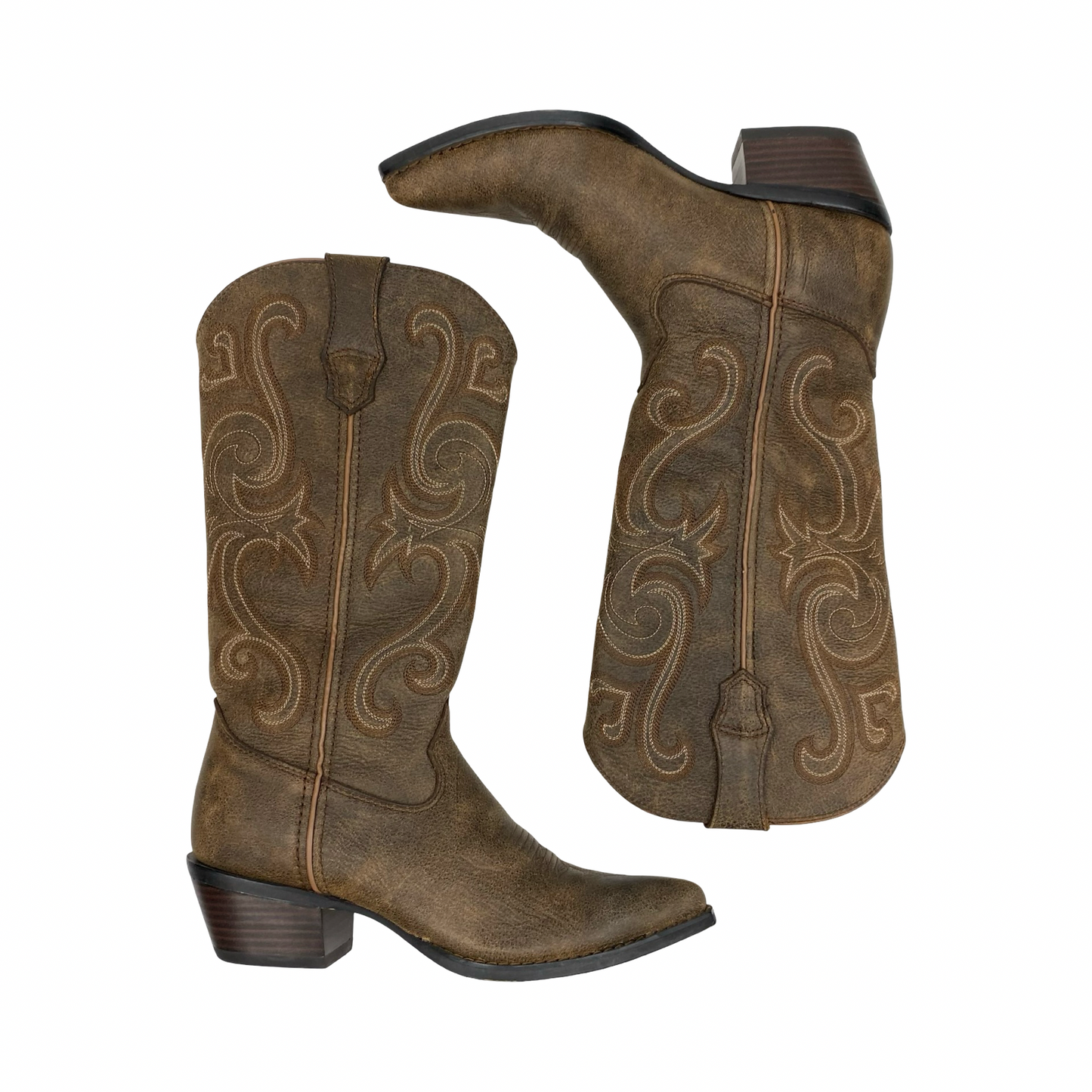 Boots Western By Durango In Brown, Size:6.5