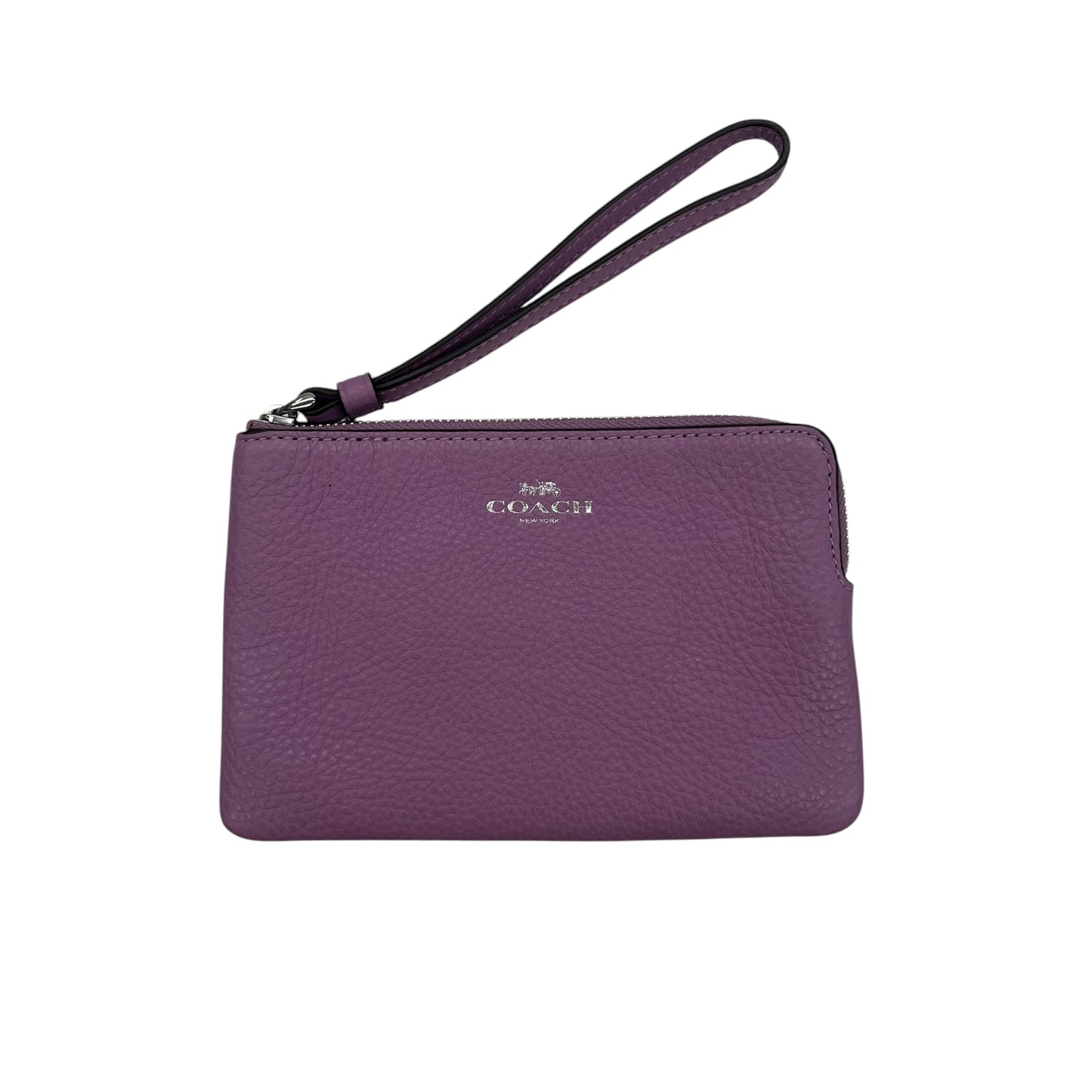 Wristlet Designer By Coach In Purple, Size:Large