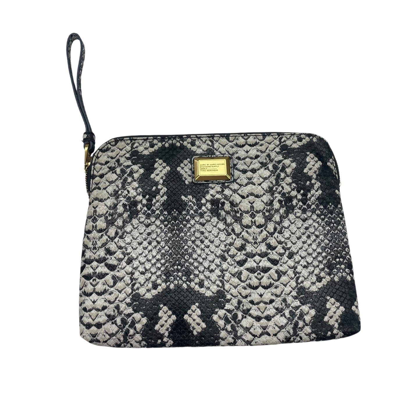 SNAKESKIN PRINT WRISTLET DESIGNER by MARC BY MARC JACOBS Size:LARGE