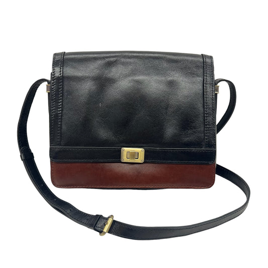 Crossbody Designer By Patricia Nash In Black & Brown, Size:Medium