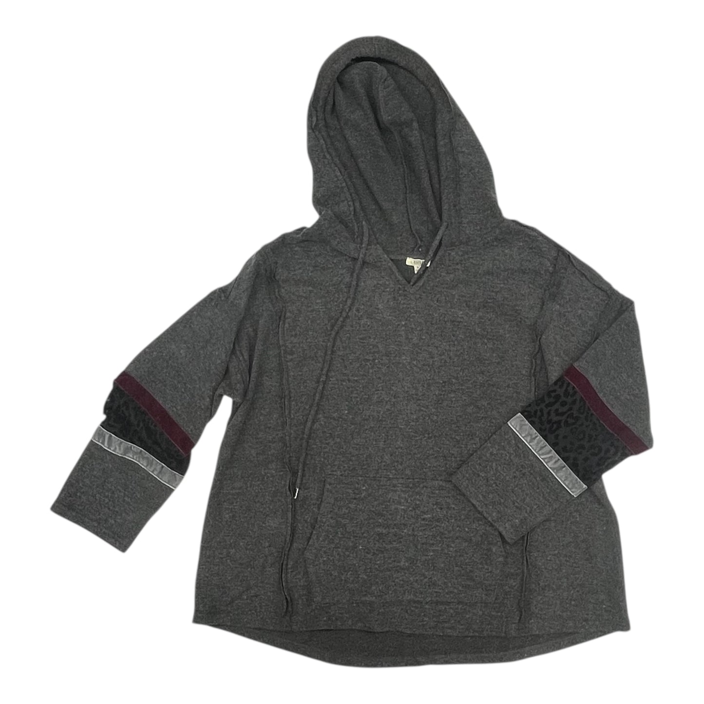 Top Ls By Kori America In Grey, Size:Xl