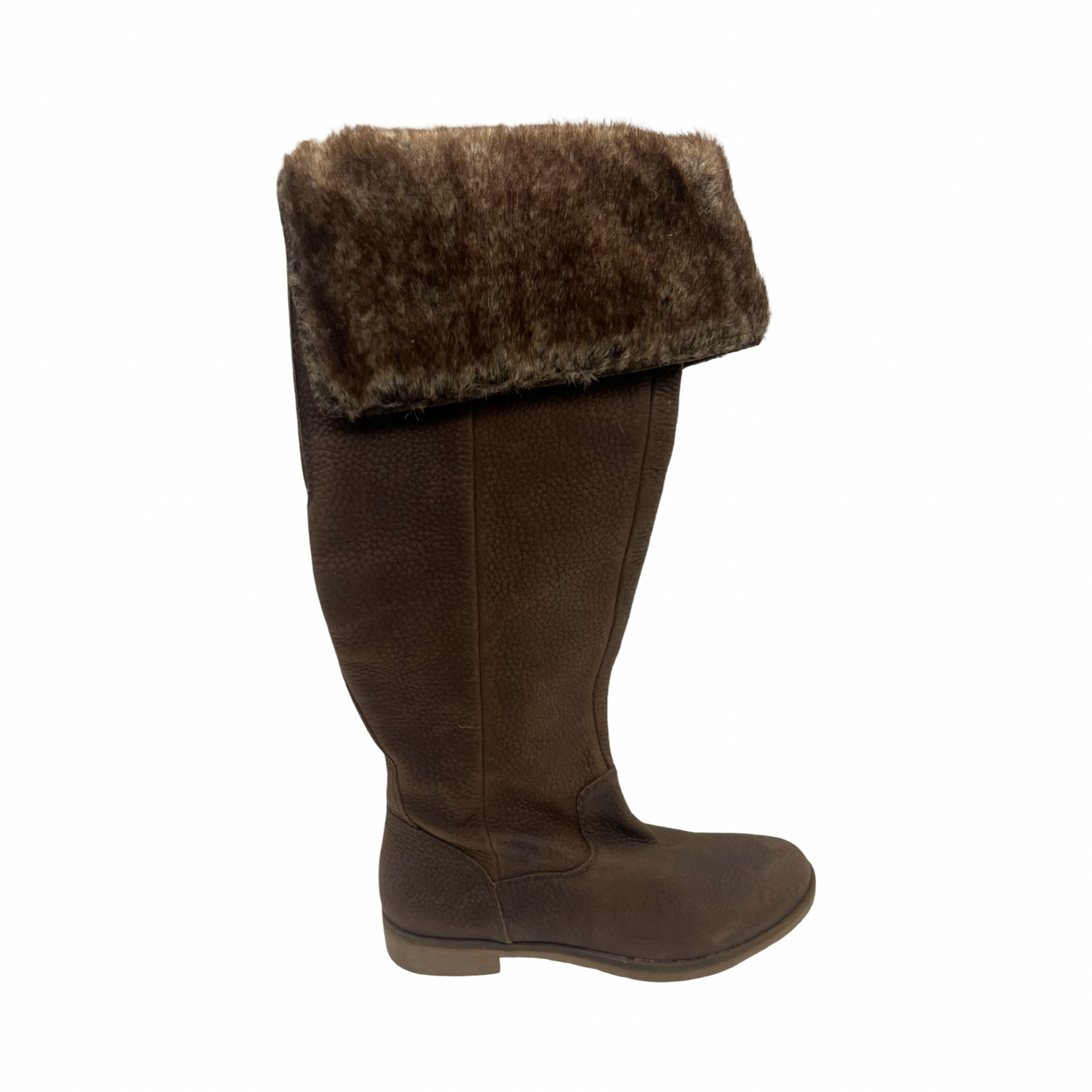 Boots Leather By Lucky Brand In Brown, Size:6