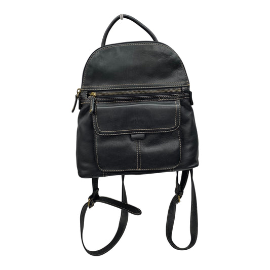 Backpack Leather By Fossil In Brown, Size:Medium