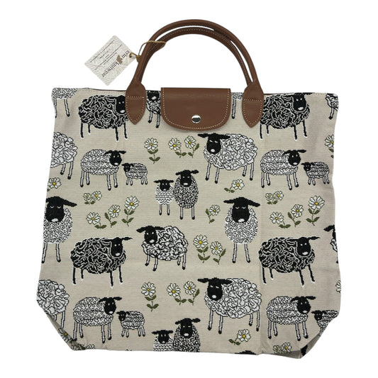 Tote By Clothes Mentor In Tan, Size:Medium