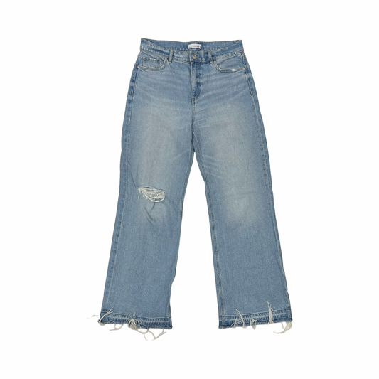 Jeans Wide Leg By Loft In Blue Denim, Size:6