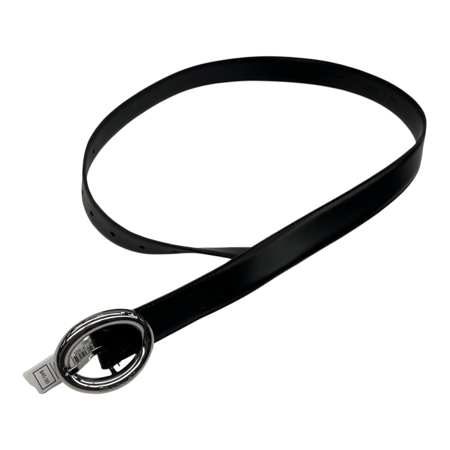 Belt Leather By Calvin Klein In Black