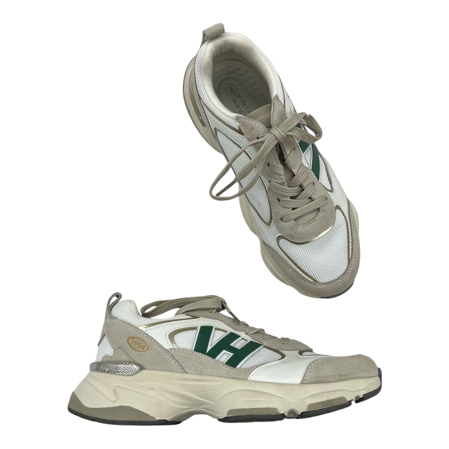 Shoes Sneakers By Vintage Havana In Cream, Size:8