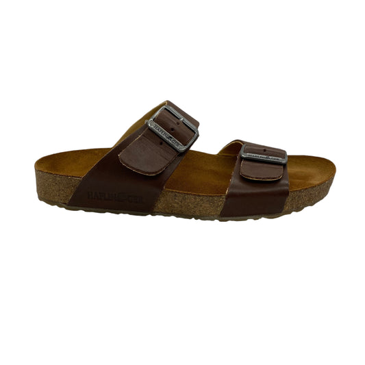 Sandals Flats By Cmb In Brown, Size:8.5